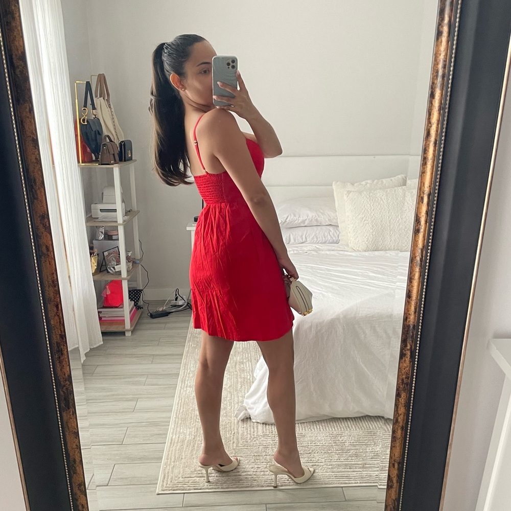 Show Me Your MuMu Vibrant Red Mini Dress - Picture 3 of 6